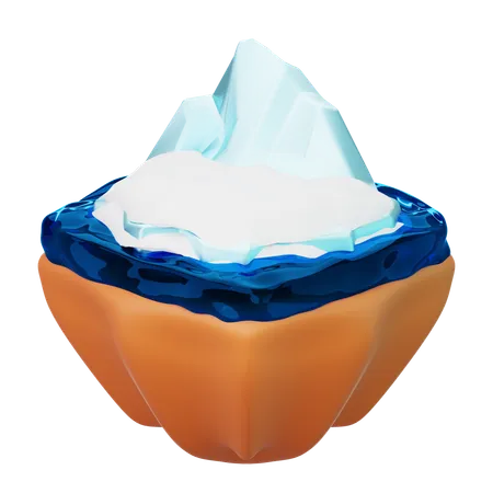 Iceberg  3D Icon
