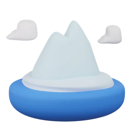 氷山  3D Icon