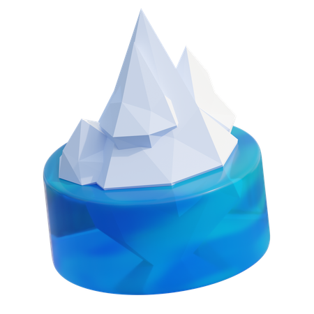 Iceberg  3D Icon