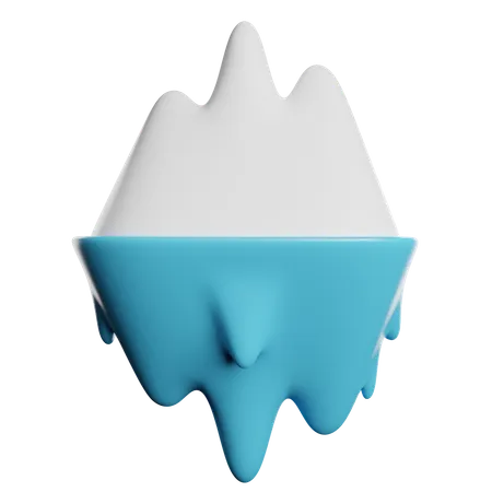 Icebergue  3D Icon