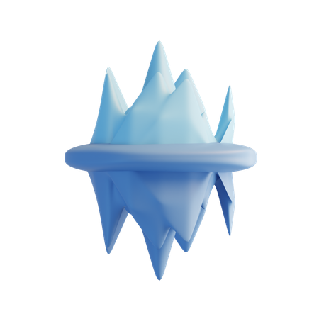 Iceberg  3D Icon