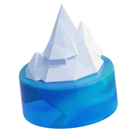 Iceberg  3D Icon