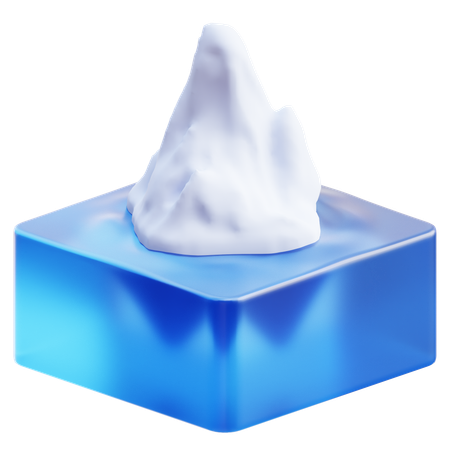 Iceberg  3D Icon