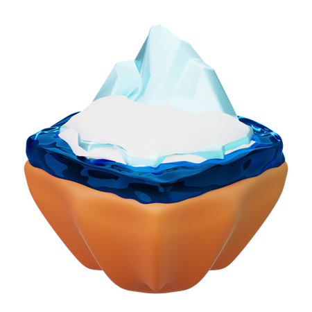 Iceberg  3D Icon