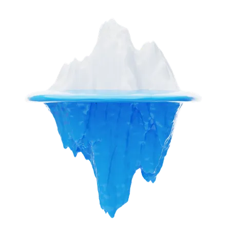 Iceberg  3D Icon