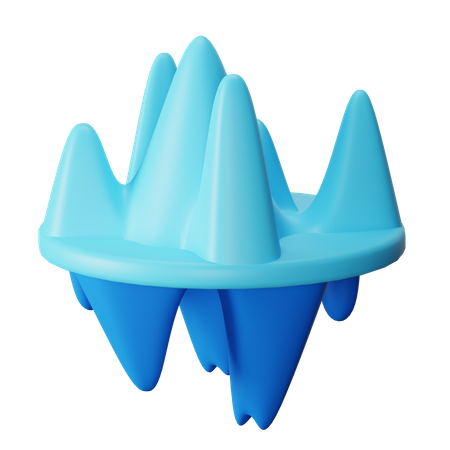 Iceberg  3D Icon