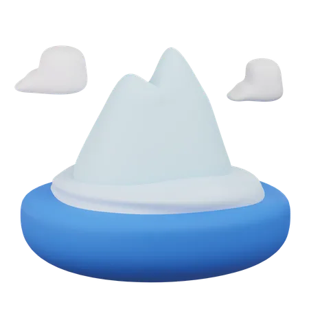 Iceberg  3D Icon