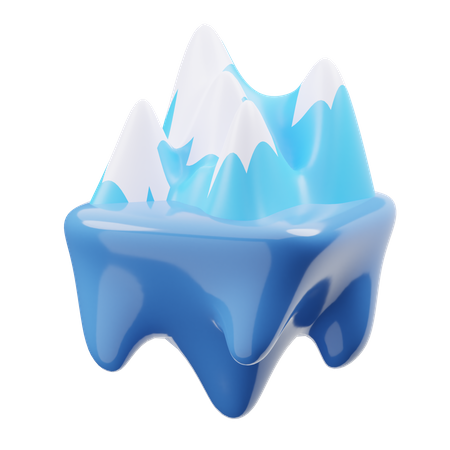 Iceberg  3D Icon