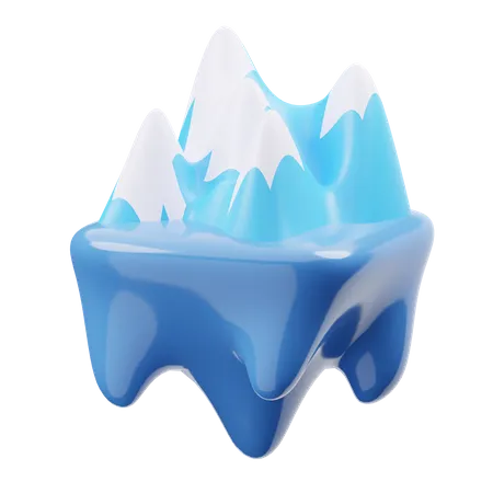 Iceberg  3D Icon