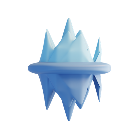 Iceberg  3D Icon