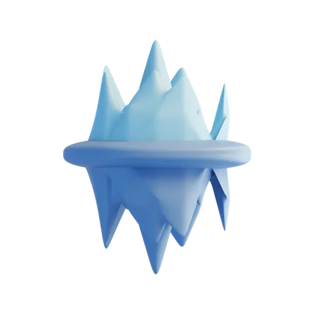 Iceberg  3D Icon