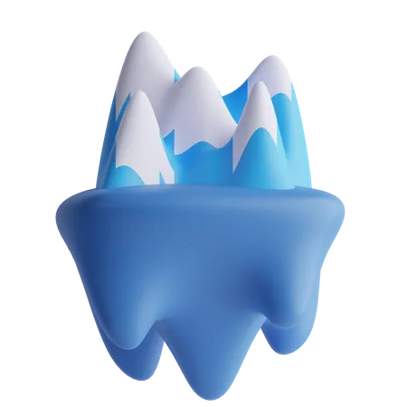 Iceberg  3D Icon