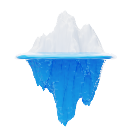 Iceberg  3D Icon