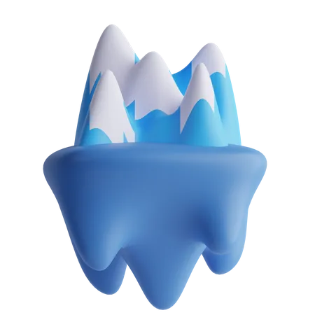 Iceberg 3D Icon
