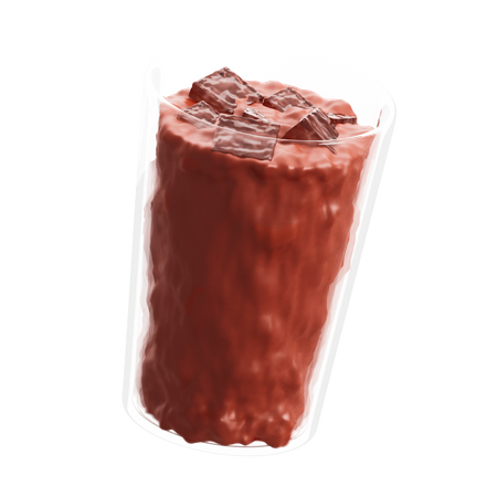 Iced Chocolate  3D Icon