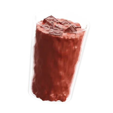 Iced Chocolate  3D Icon