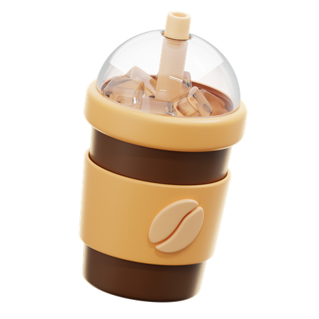 Iced Coffee  3D Icon