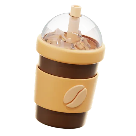 Iced Coffee  3D Icon