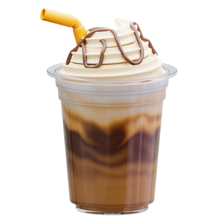 Iced Coffee Float  3D Icon