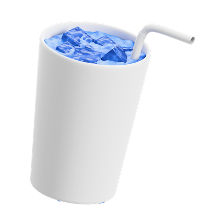 Iced Drink  3D Icon