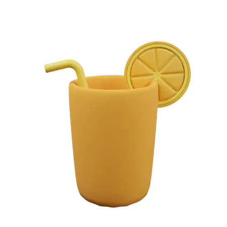 Iced Lemon Tea  3D Icon