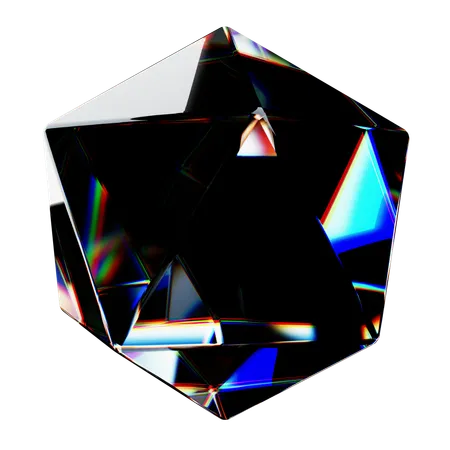 Forma abstracta de esfera ico  3D Icon