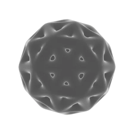 Resumen de estructura metálica de esfera ico  3D Icon