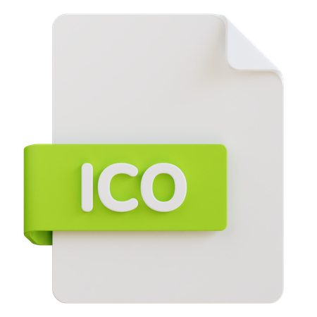 Ico File  3D Icon