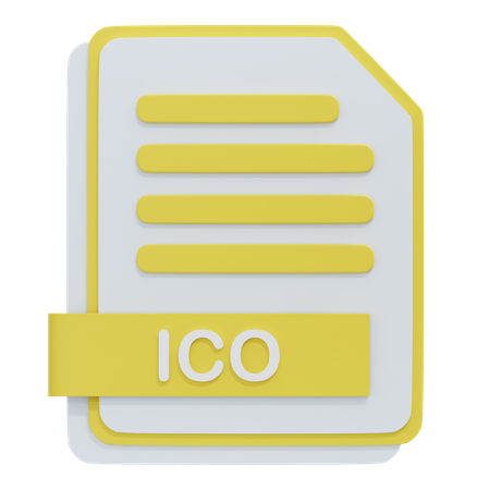 ICO File  3D Icon