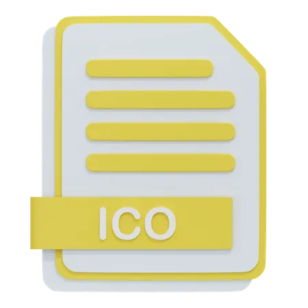 ICO File  3D Icon