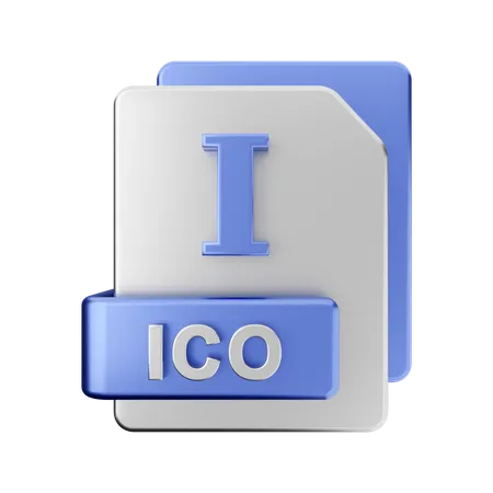 ICO File  3D Illustration