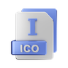 ico 3d logo