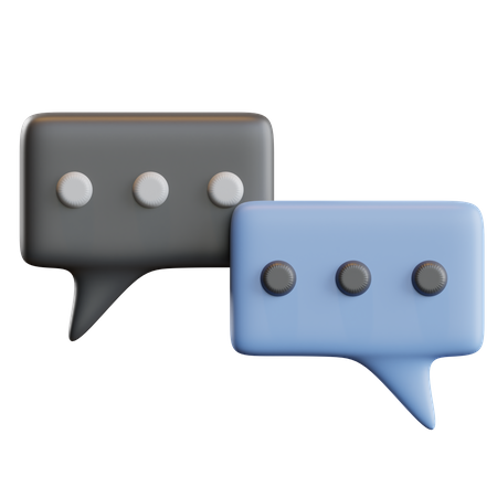 Icône de conversation  3D Icon