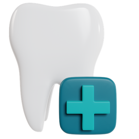 Ícone de dente de atendimento odontológico  3D Icon