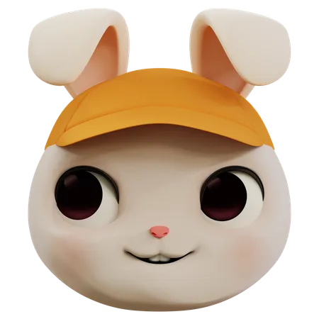 Ícone de emoji altivo de coelho  3D Icon