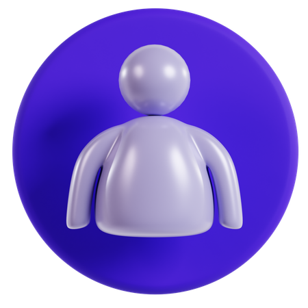 Icône de profil utilisateur  3D Icon