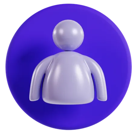 Icône de profil utilisateur  3D Icon