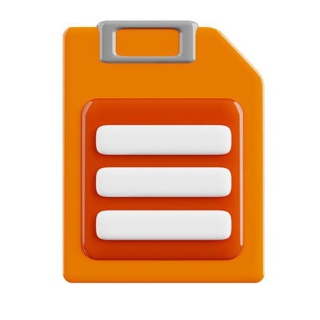 Icône Enregistrer  3D Icon