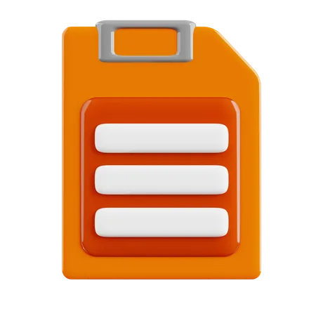 Icône Enregistrer  3D Icon