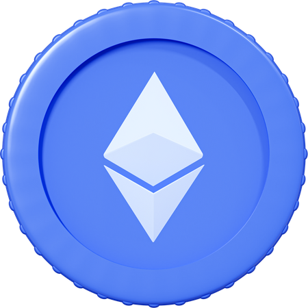 Ícone Ethereum  3D Icon