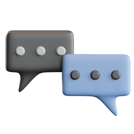 Icono de conversación  3D Icon