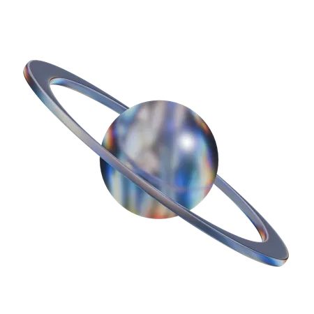 Icono de forma abstracta planeta 3 D  3D Icon