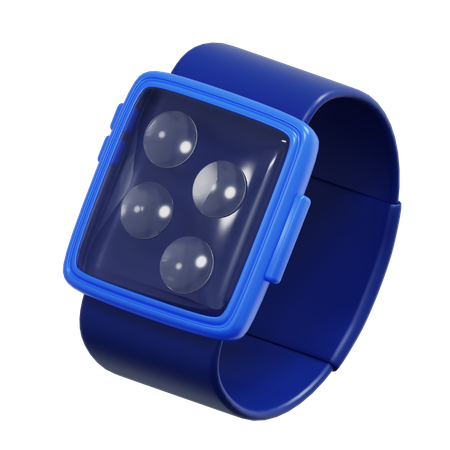 Smartwatch Icon para pagos móviles y economía digital  3D Icon