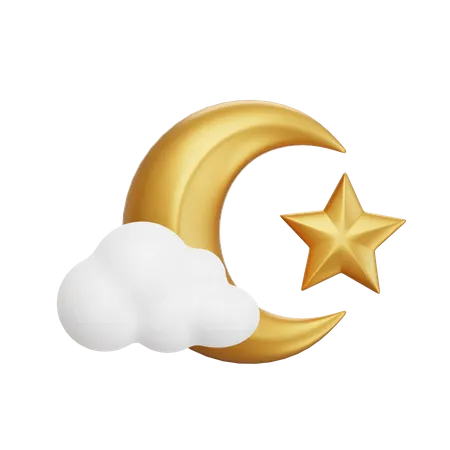 Icono del mes islámico  3D Icon