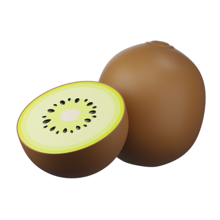 Icono 3D de kiwi  3D Icon