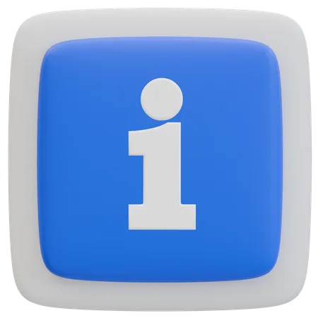 Iconografía de los letreros informativos  3D Icon