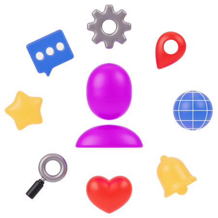 Iconos de usuario  3D Icon