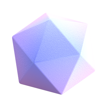 Icosaedro  3D Icon