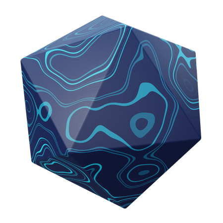 Icosaedro  3D Illustration