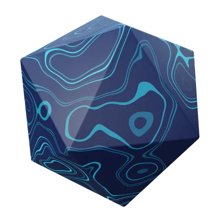 Icosaedro  3D Illustration